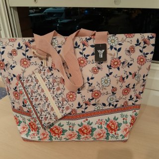 Bolsa de playa/piscina grande floral