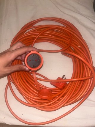 Alargador 25 metros naranja
