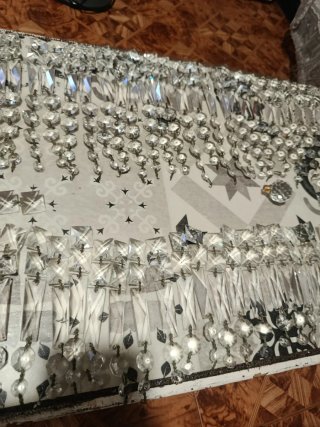 Lágrimas cristal lámpara antigua techo