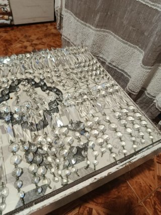 Lágrimas cristal lámpara antigua techo