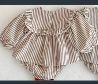 Conjunto bebé 3-6 meses rayas