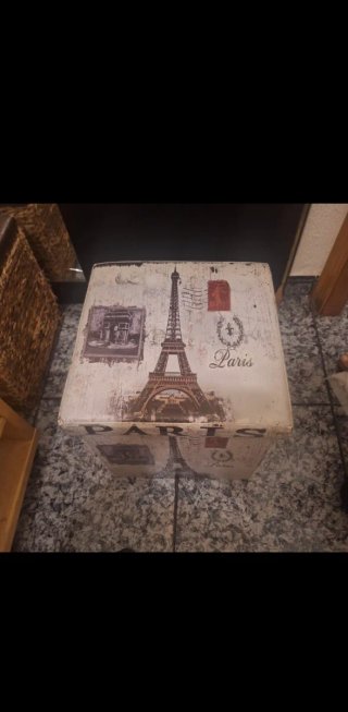 Caja decorativa estilo París