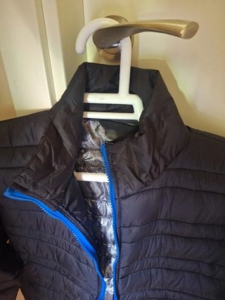 Chaleco acolchado negro hombre Talla L española