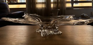 Frutero de cristal decorativo