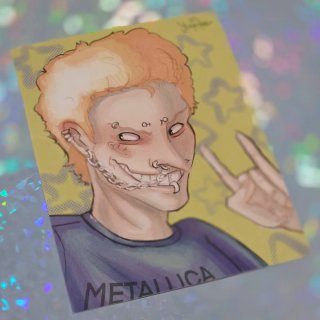 Print Beavis Metallica