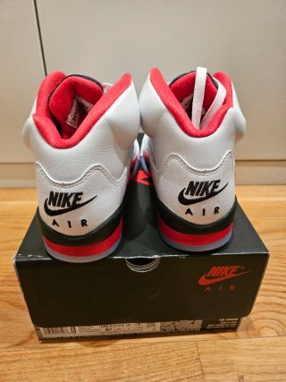 Nike Air Jordan 5 Retro fire red Taglia 38