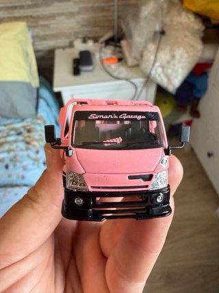 Micro Turbo camión grúa simon’s Garaje pink