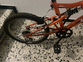 Bicicleta Montaña Infantil Naranja