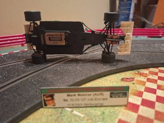SCALEXTRIC TECNITOYS 2003 JAGUAR F1 M.Webber #14