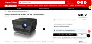 Proyector Optoma I5(UHL55) 4K UHD