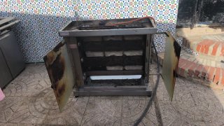 Asador de pollos industrial