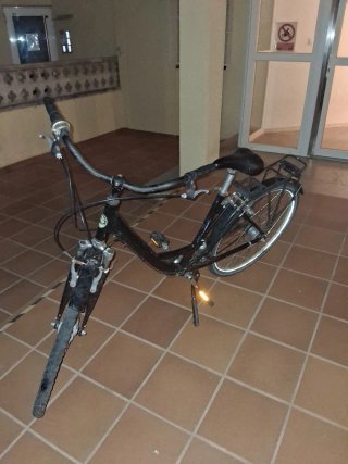 Bicicleta negra