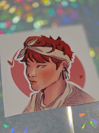 Print Suga BTS