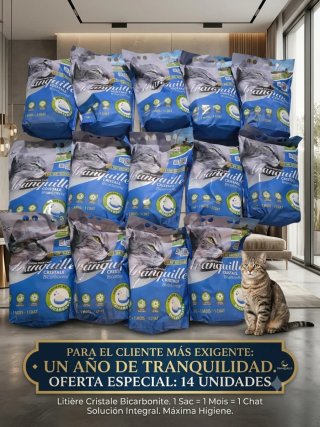 Sílice para arena para Gatos 14 Sacos