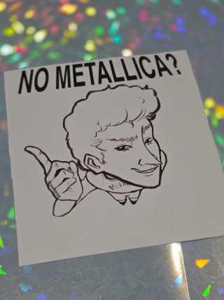 Print Beavis No Metallica?