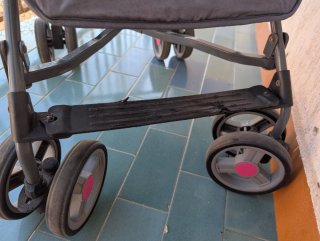 Carrito Salva Baby rosa usado