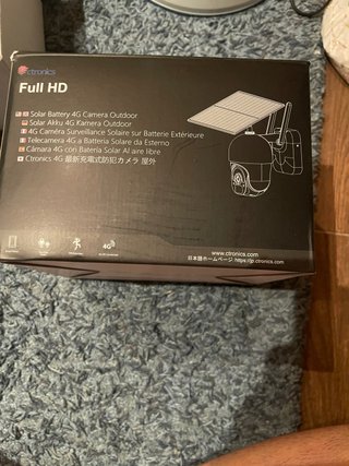 Ctronics Cámara Solar Full HD 4G Exterior