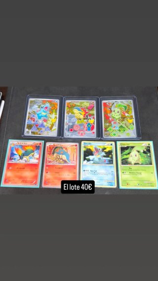 Lote Cartas Pokémon