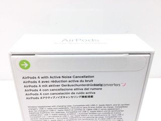 in-ear apple airpods 4 gen con cancelacion activa de ruido
