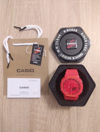 Casio G-Shock GA-2100 Rojo Nuevo a estrenar