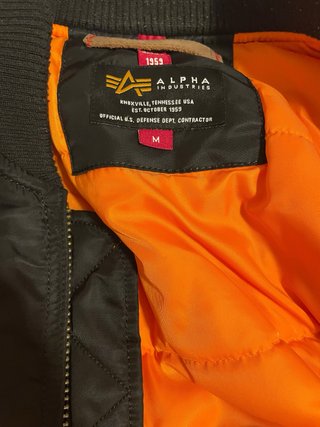 Chaqueta Alpha Industries MA-1 VF 59 Talla S