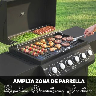 Barbacoa de gas