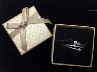 anillo plata 925mm con piedra