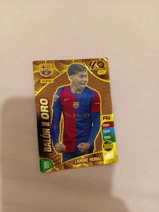 Carta Panini Adrenalyn XL Carvajal Balón de Oro