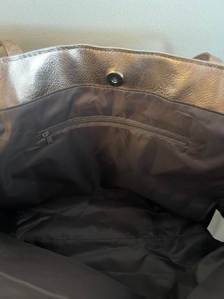 NUEVO. Bolso tote bag o bolsa de playa rosa dorado