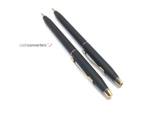boligrafo cross boligrafo + portaminas laca negra