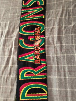 Bufanda Barcelona Dragons NFL Europa Vintage