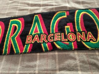 Bufanda Barcelona Dragons NFL Europa Vintage