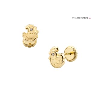 pendientes oro 18k