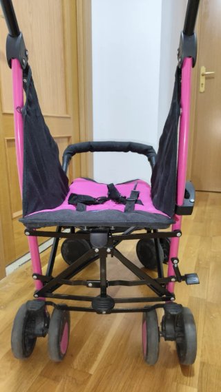 Silla de paseo marca Chicco rosa
