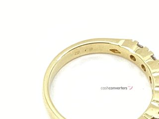 anillo oro 18k con piedra con diamante
