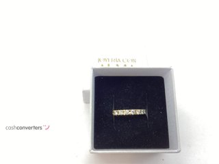 anillo oro 18k con piedra con diamante