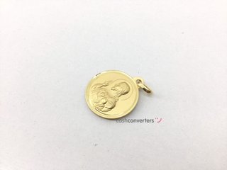 medalla oro 18k