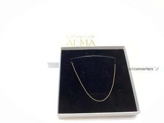 collar oro 18k 20cm