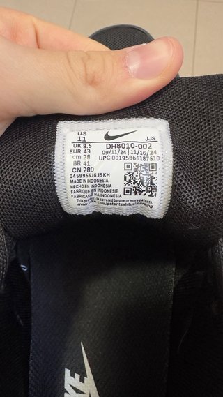 Nike Air Max Scarpe Nere e Bianche