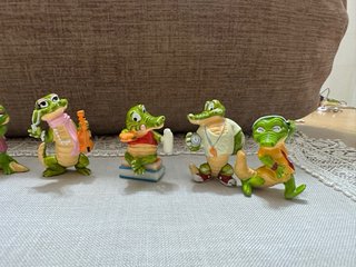 Coccodrilli Kinder Sorpresa Set 6 Pezzi assortiti
