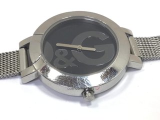 reloj pulsera unisex dolce&gabbana acero malla milanesse