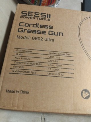 Engrasadora a batería Grease Gun modelo GR02 ultra