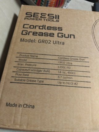 Engrasadora a batería Grease Gun modelo GR02 ultra