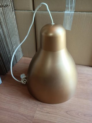 Lámpara colgante dorada