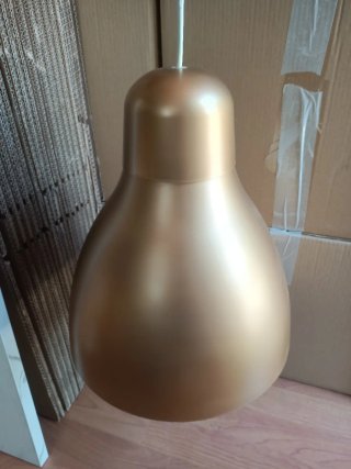 Lámpara colgante dorada