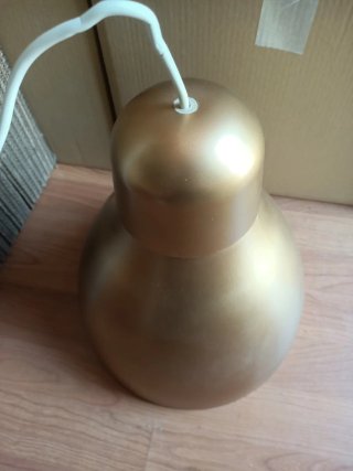 Lámpara colgante dorada