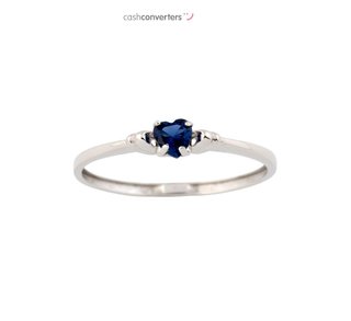 anillo oro 18k con piedra con circonita