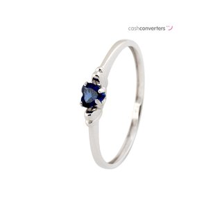 anillo oro 18k con piedra con circonita