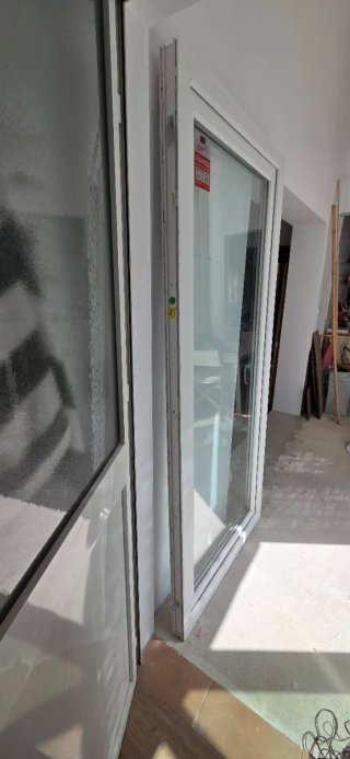 Puerta Balconera PVC Obramat 90x200