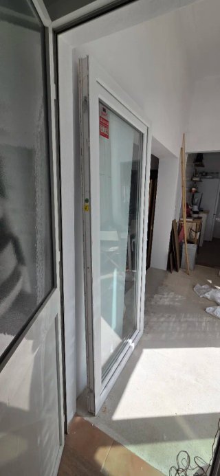 Puerta Balconera PVC Obramat 90x200
